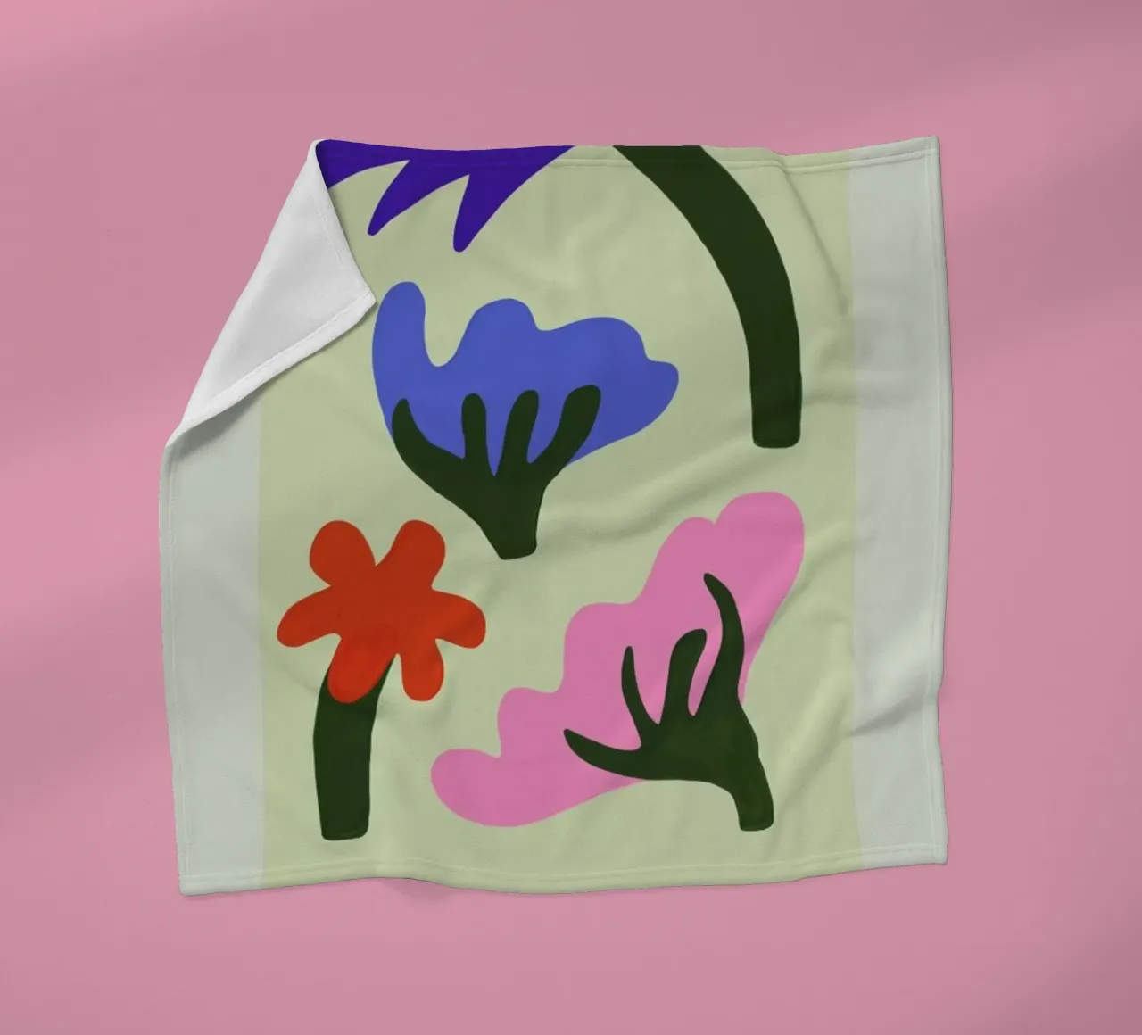 Camellia In Bloom I coperta in pile da Studio One