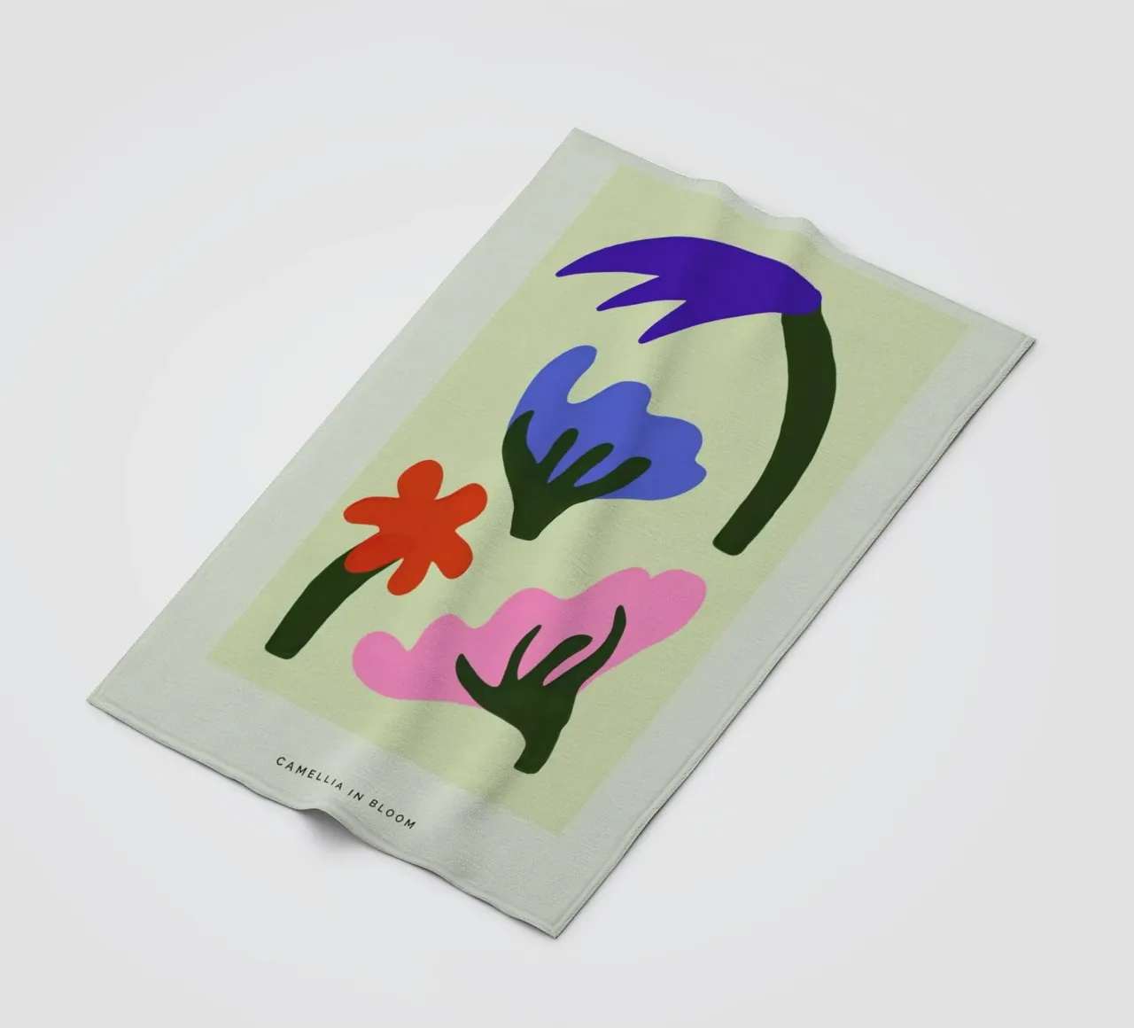 Camellia In Bloom I coperta in pile da Studio One