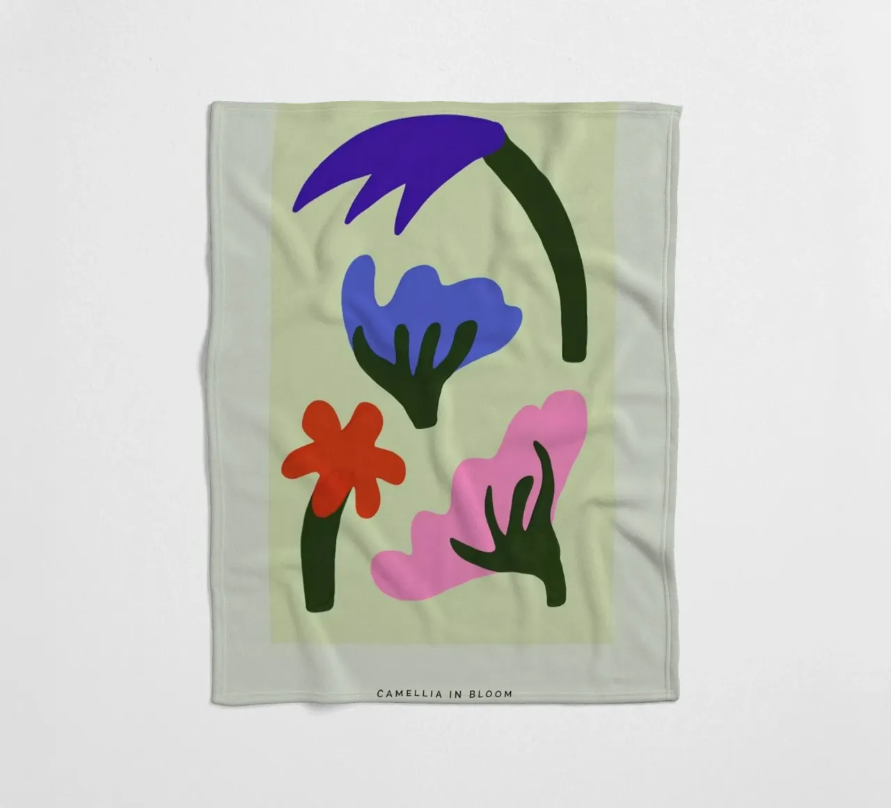 Camellia In Bloom I coperta in pile da Studio One