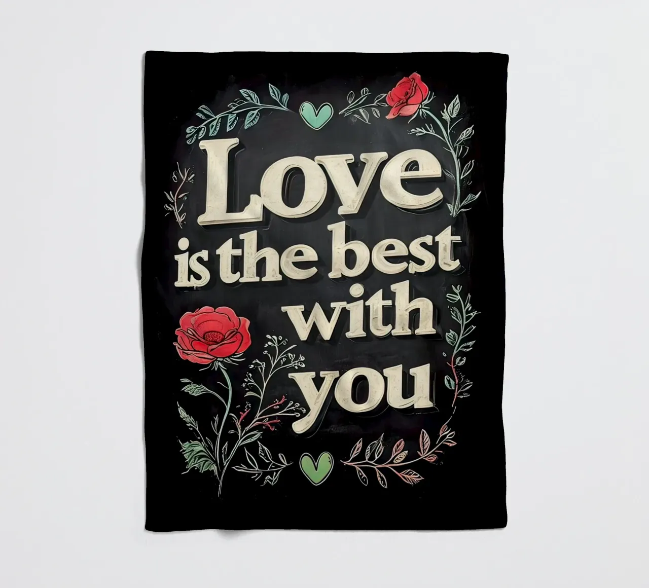 L'amore è migliore con te coperta in pile da ARTVI-SHOP
