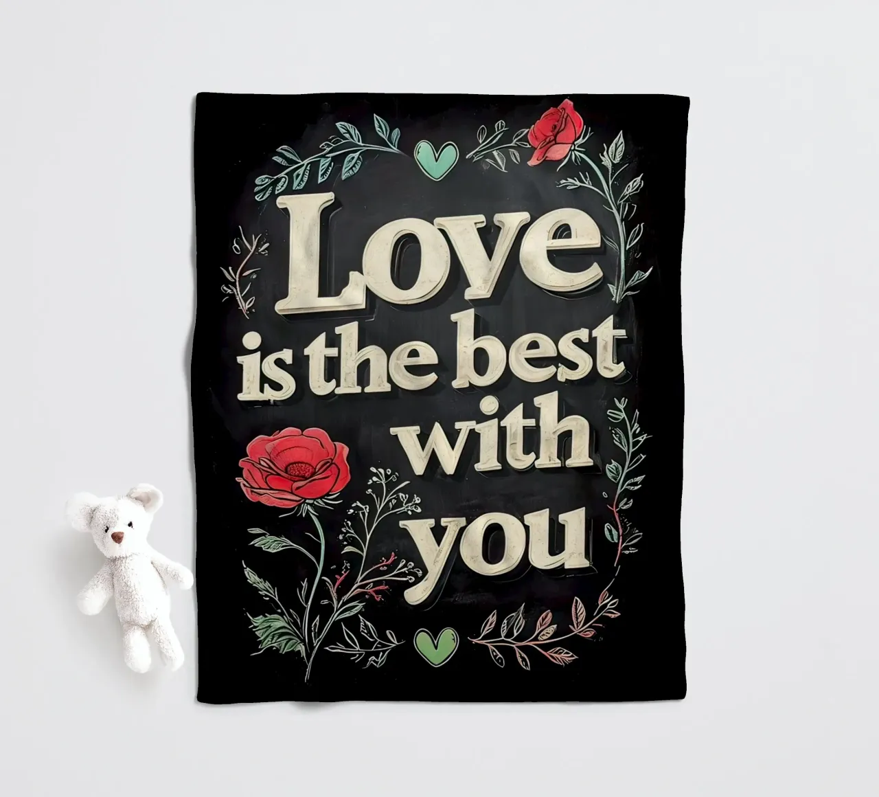 L'amore è migliore con te coperta in pile da ARTVI-SHOP