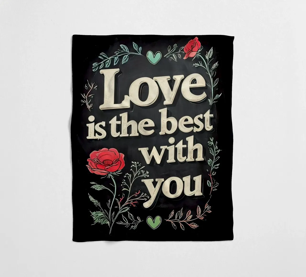 L'amore è migliore con te coperta in pile da ARTVI-SHOP