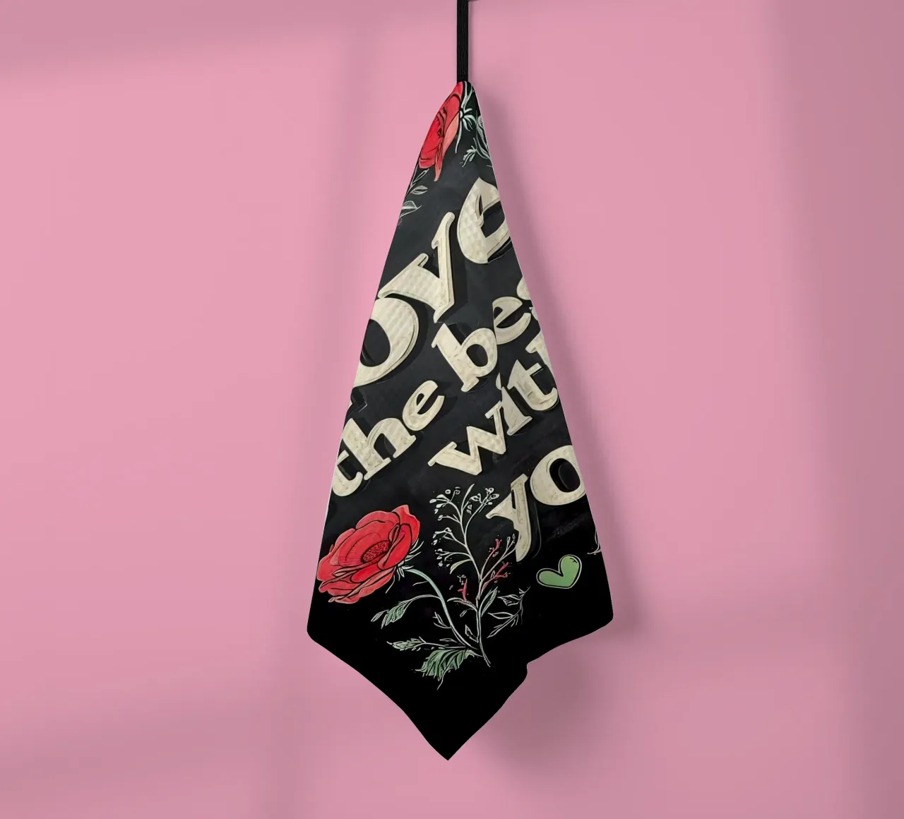 L'amore è migliore con te canovaccio da cucina da ARTVI-SHOP