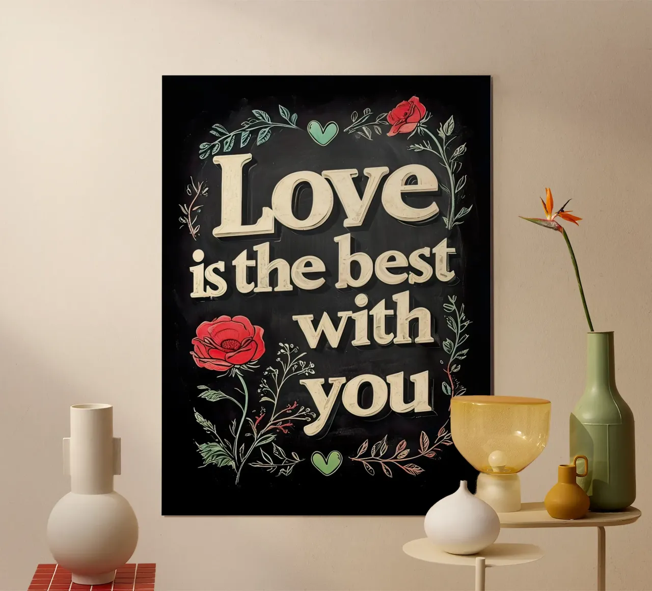 L'amore è migliore con te carta hahnemühle da ARTVI-SHOP