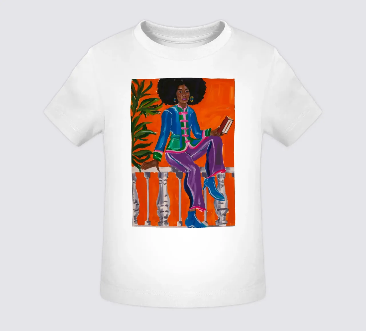 Bold Artistic Ride baby t-shirt by Ebony Carpenter