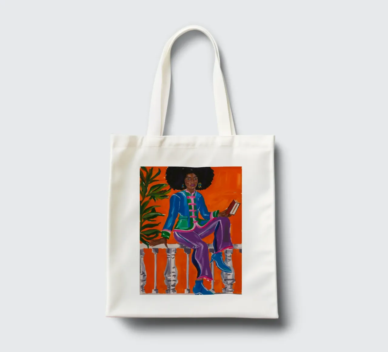 Bold Artistic Ride tote bag by Ebony Carpenter
