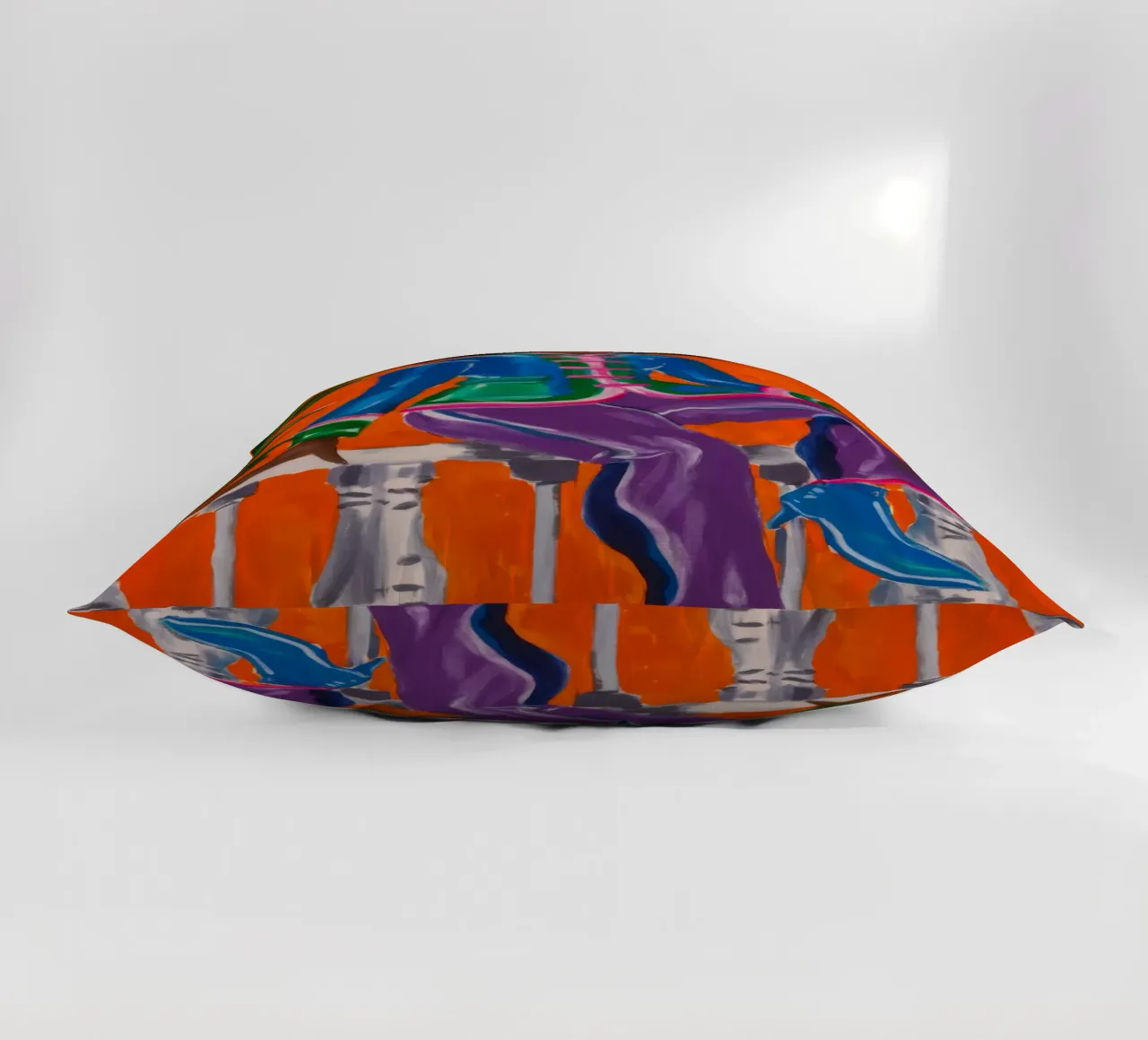 Bold Artistic Ride decorative cushion by Ebony Carpenter