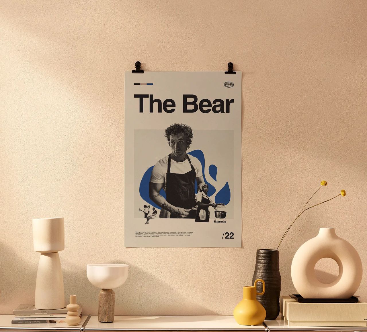 The Bear Poster von Attaboy Dsgn