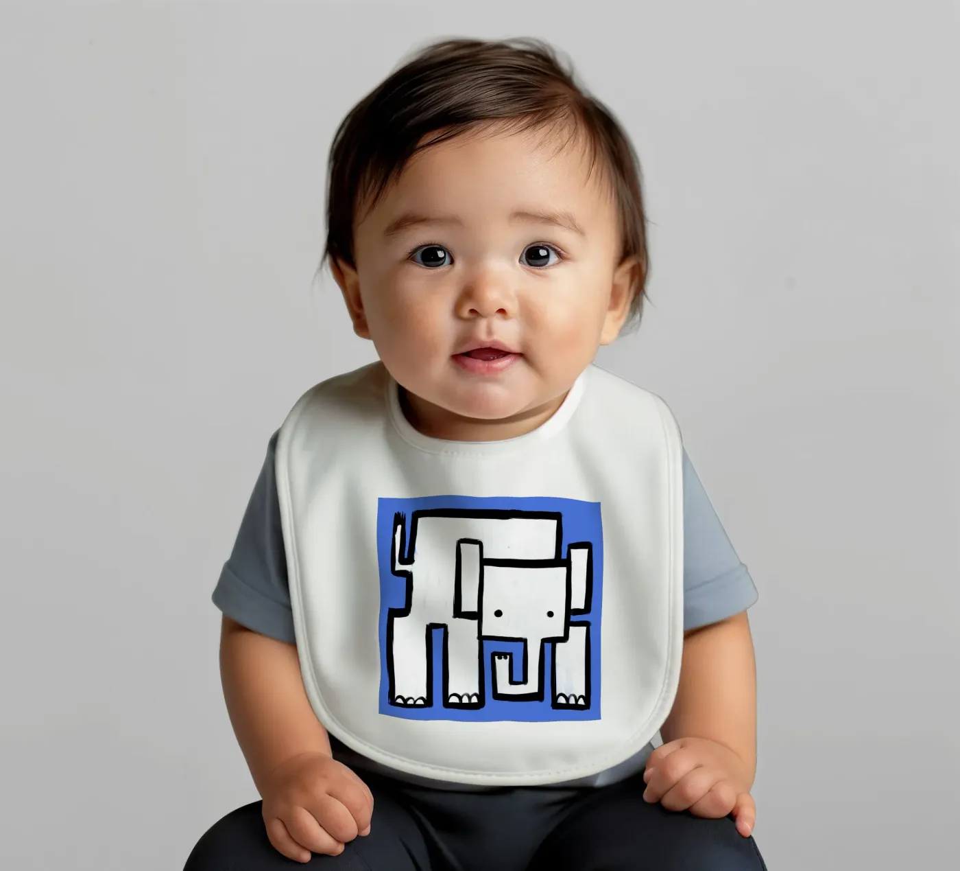 Elefante bavaglino da Johannes Lott Illustration