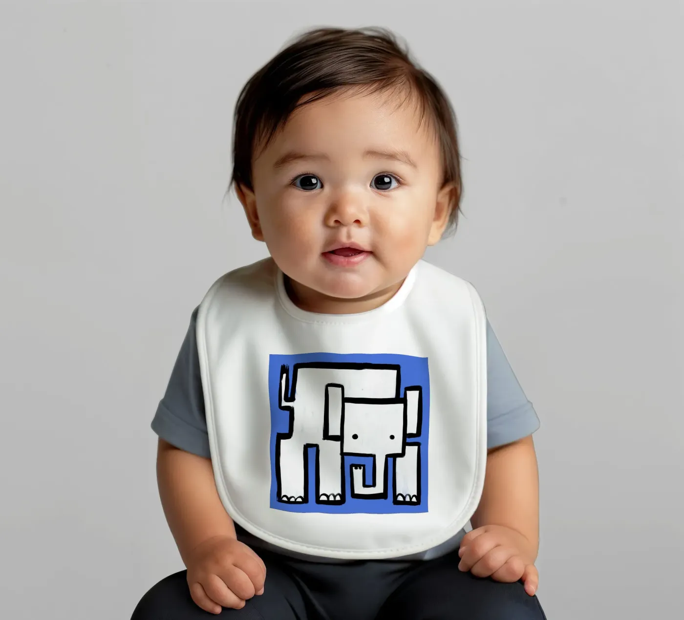 Elefante bavaglino da Johannes Lott Illustration