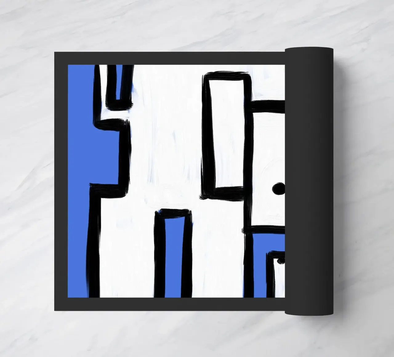 Elephant doormat by Johannes Lott Illustration