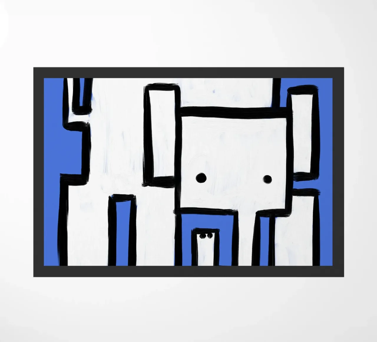 Elephant doormat by Johannes Lott Illustration