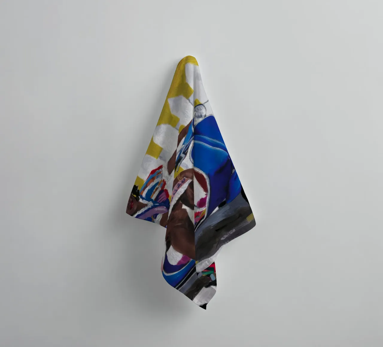 Joyful Artistic Harvest towel by Ebony Carpenter