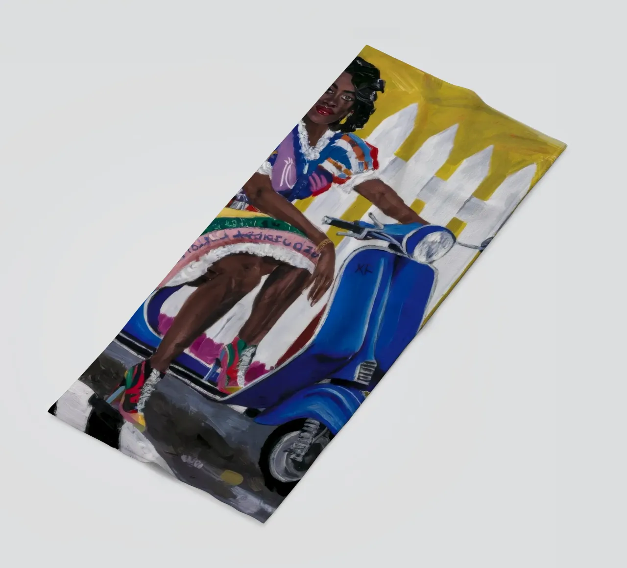 Gioioso raccolto artistico telo mare da Ebony Carpenter