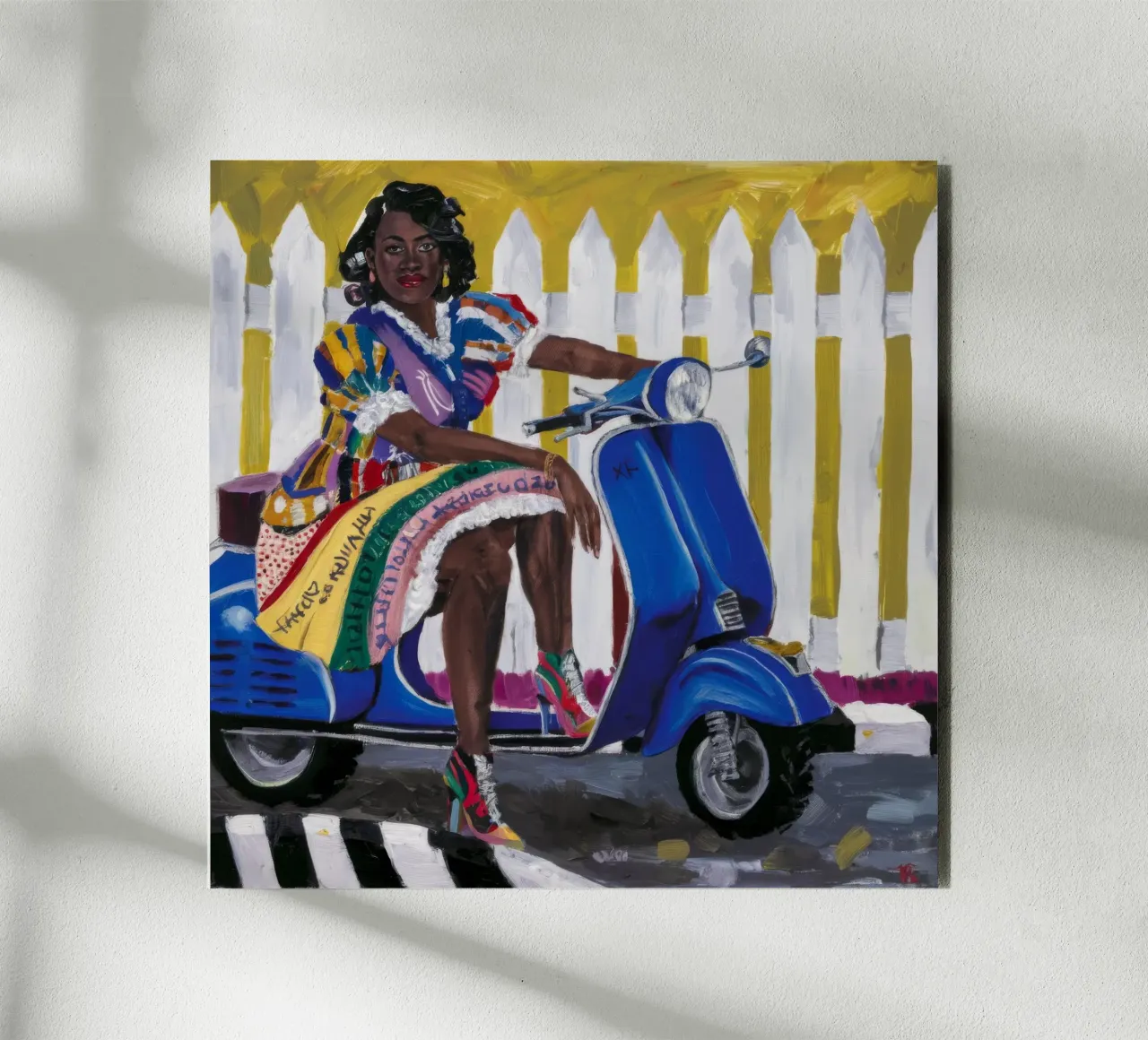 Joyful Artistic Harvest alu-dibond by Ebony Carpenter
