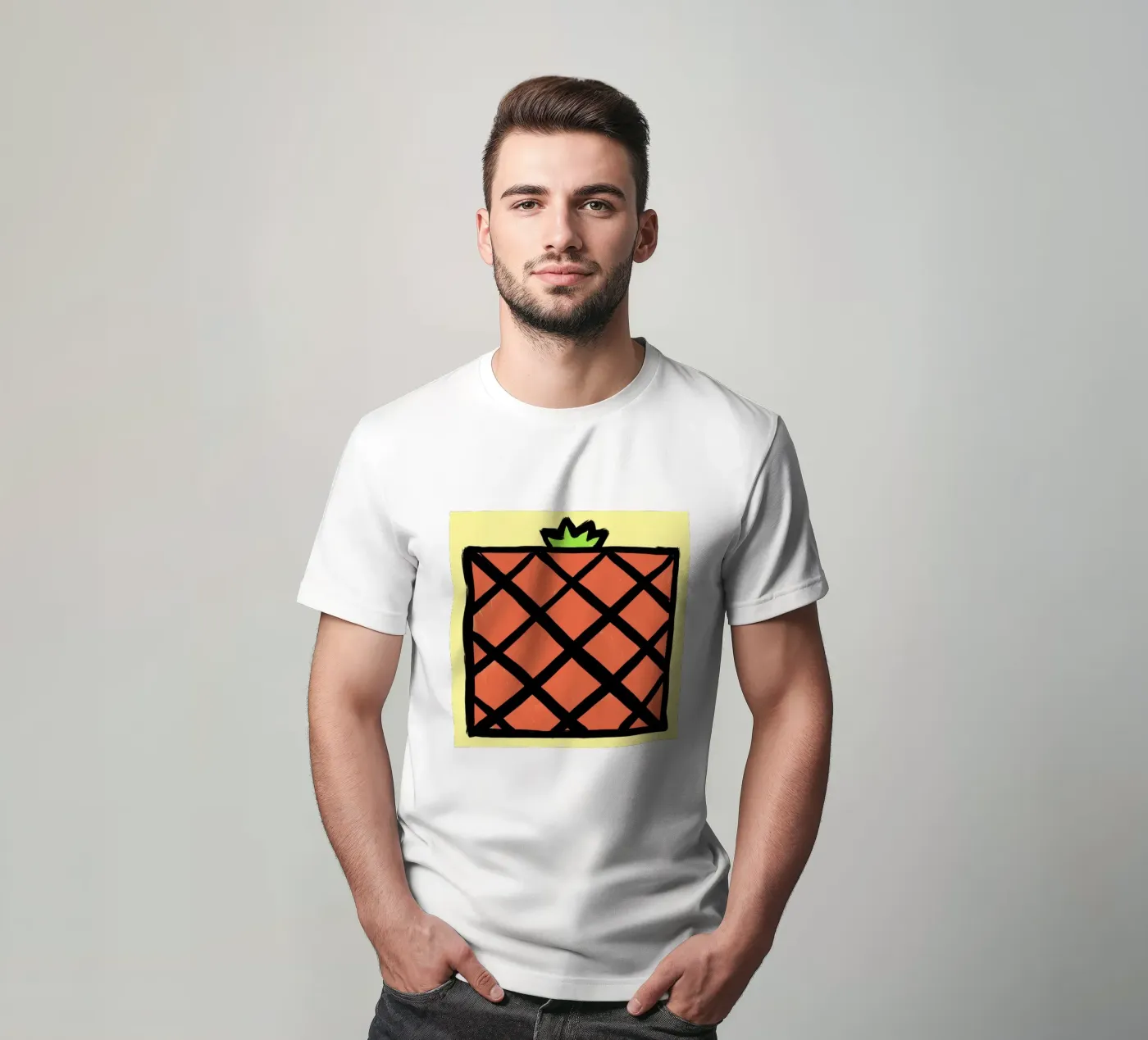Ananas t-shirt da Johannes Lott Illustration