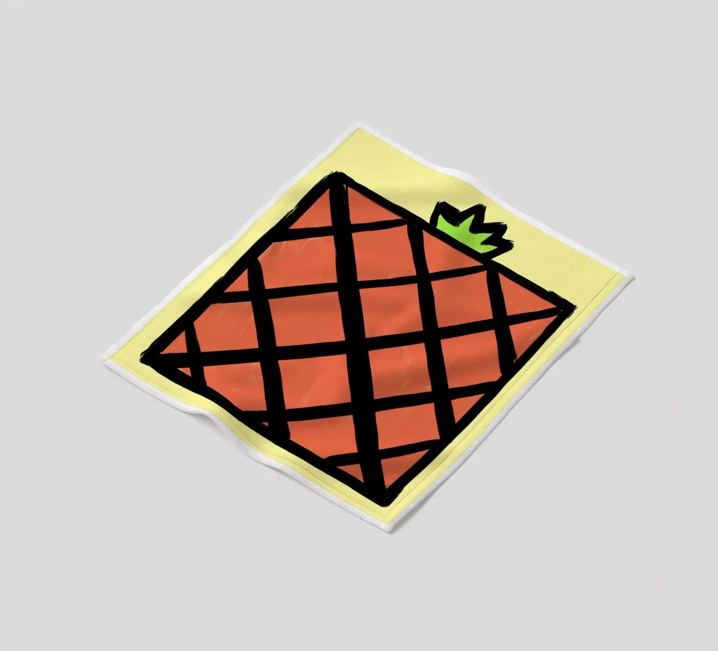 Ananas plaid polaire de Johannes Lott Illustration