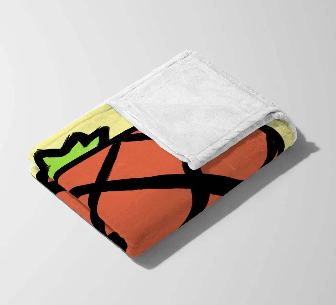 Ananas plaid polaire de Johannes Lott Illustration