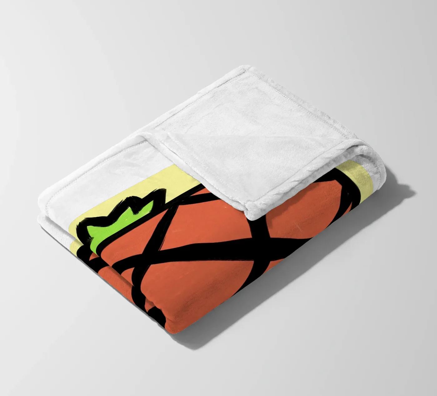 Ananas plaid polaire de Johannes Lott Illustration