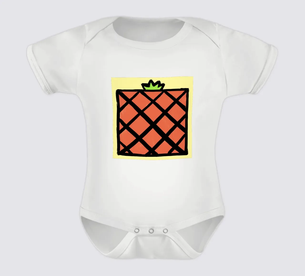 Pineapple body bébé de Johannes Lott Illustration