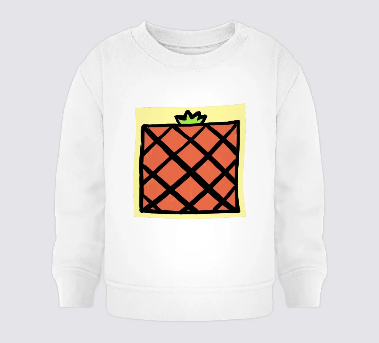 Ananas Baby Sweatshirt von Johannes Lott Illustration