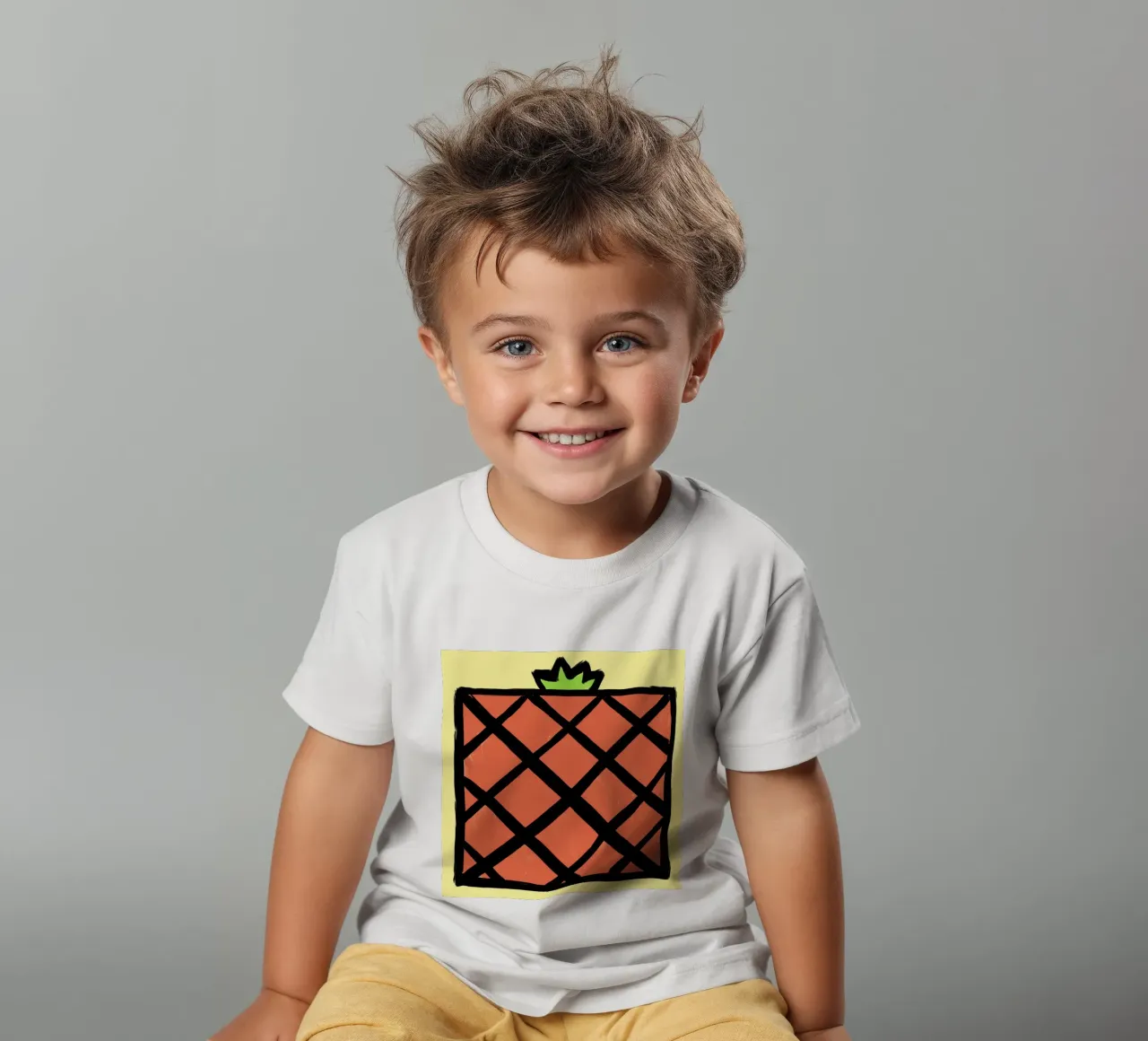 Pineapple t-shirt bambini da Johannes Lott Illustration