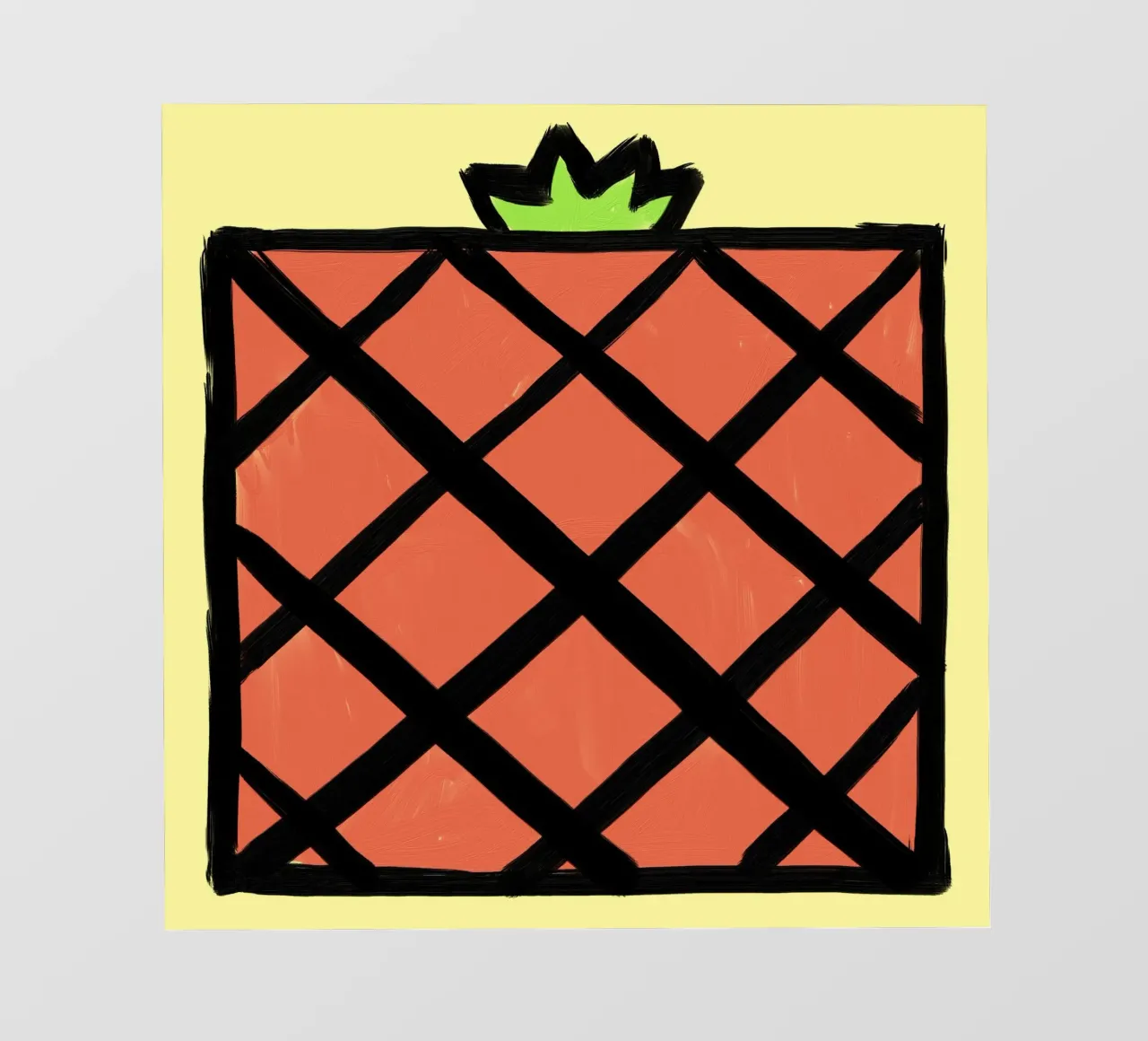 Ananas pellicola backlit da Johannes Lott Illustration