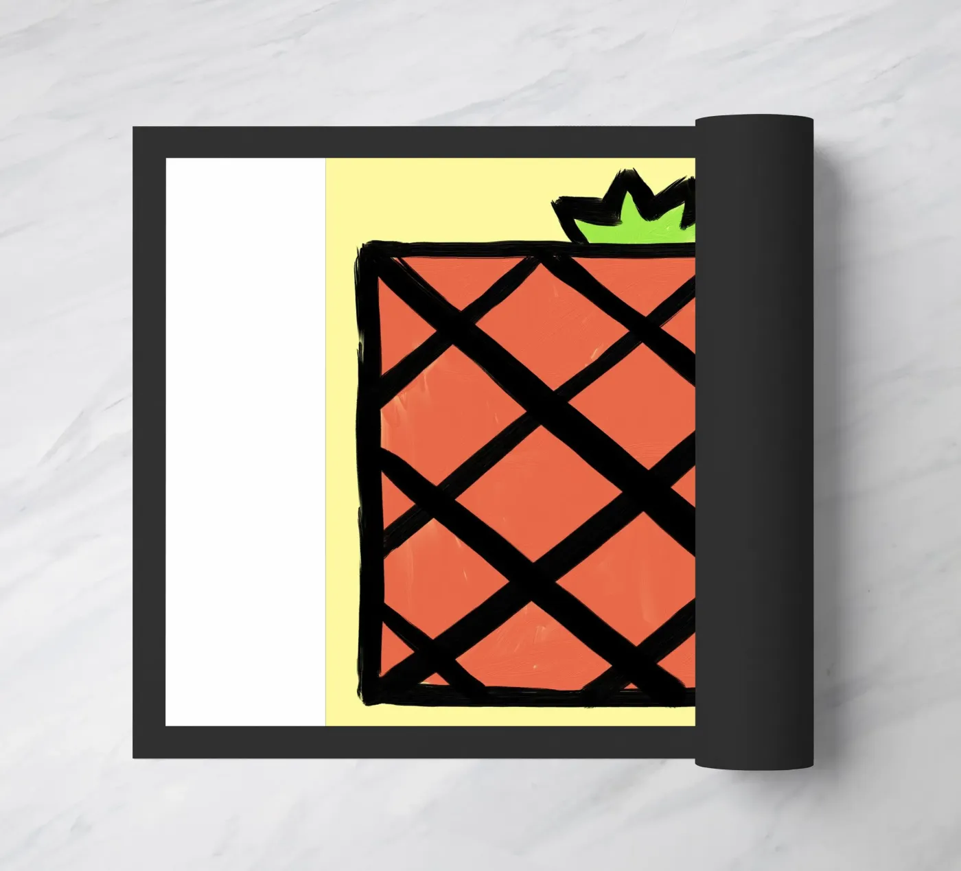 Pineapple doormat by Johannes Lott Illustration
