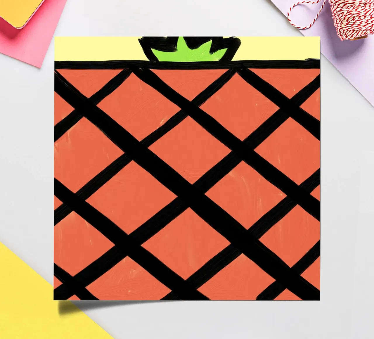 Pineapple sticker sheet by Johannes Lott Illustration