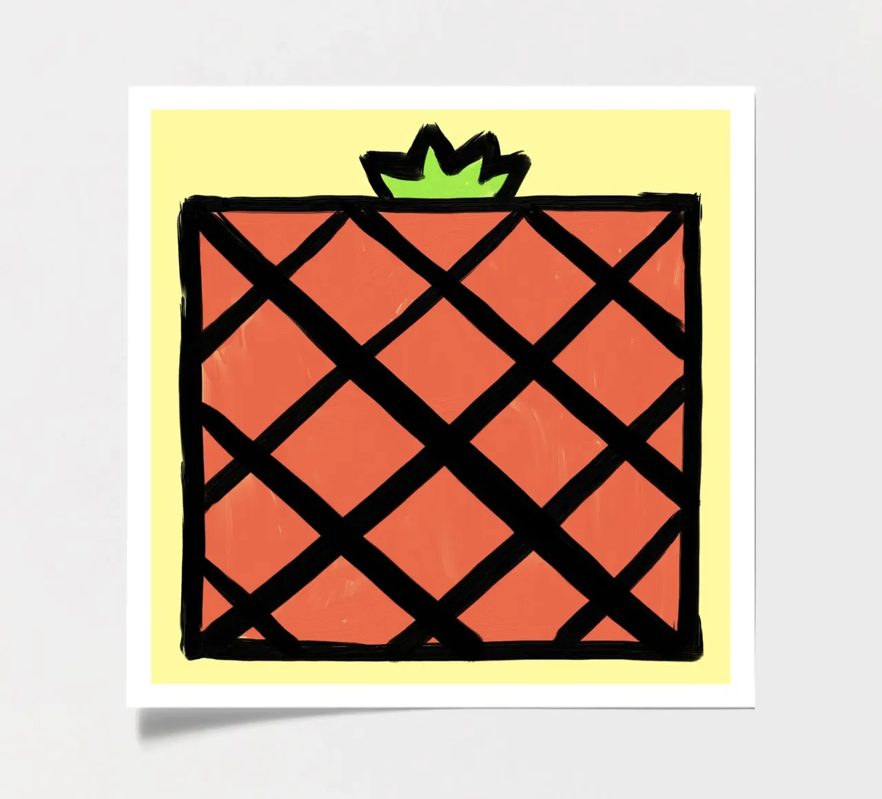 Pineapple sticker sheet by Johannes Lott Illustration