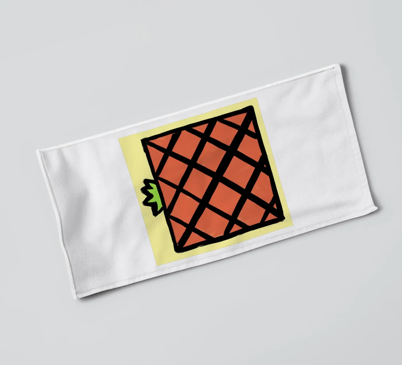 Pineapple Handtuch von Johannes Lott Illustration