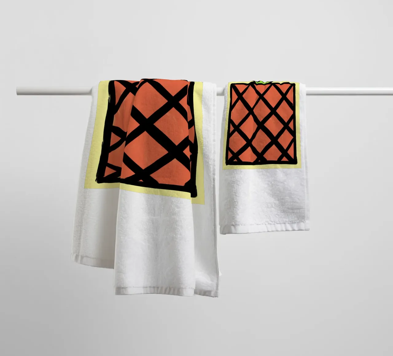 Pineapple towel by Johannes Lott Illustration