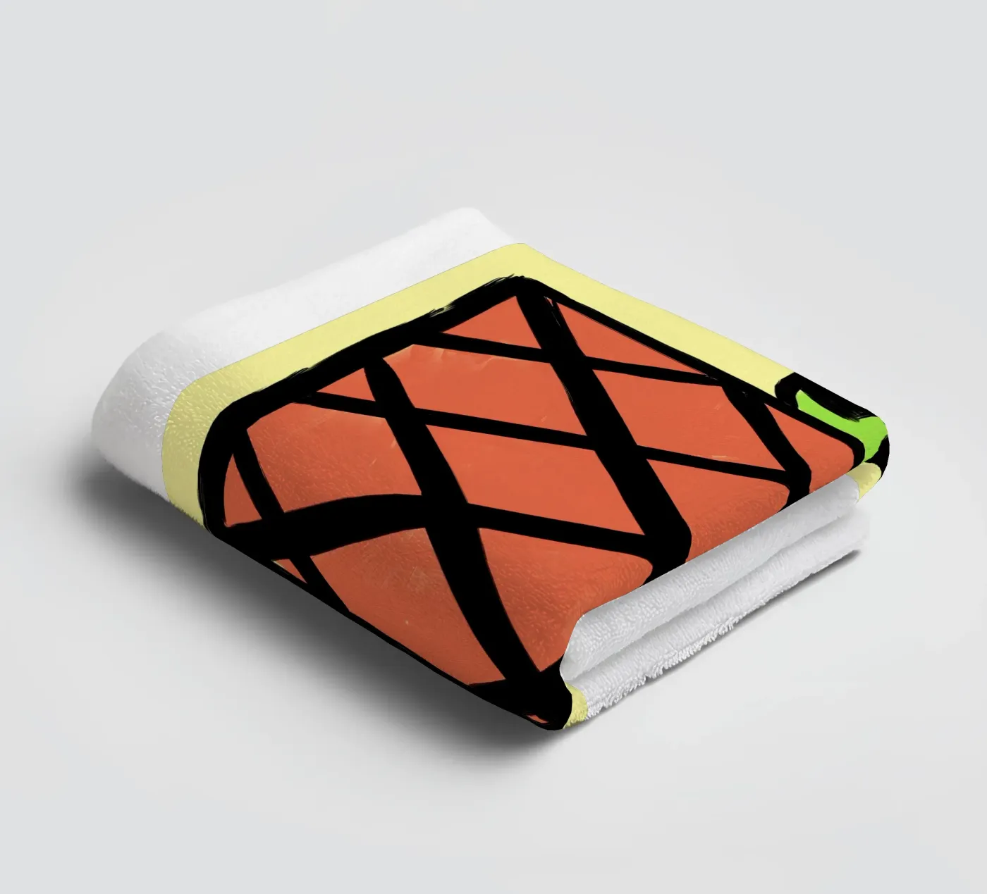 Pineapple Handtuch von Johannes Lott Illustration