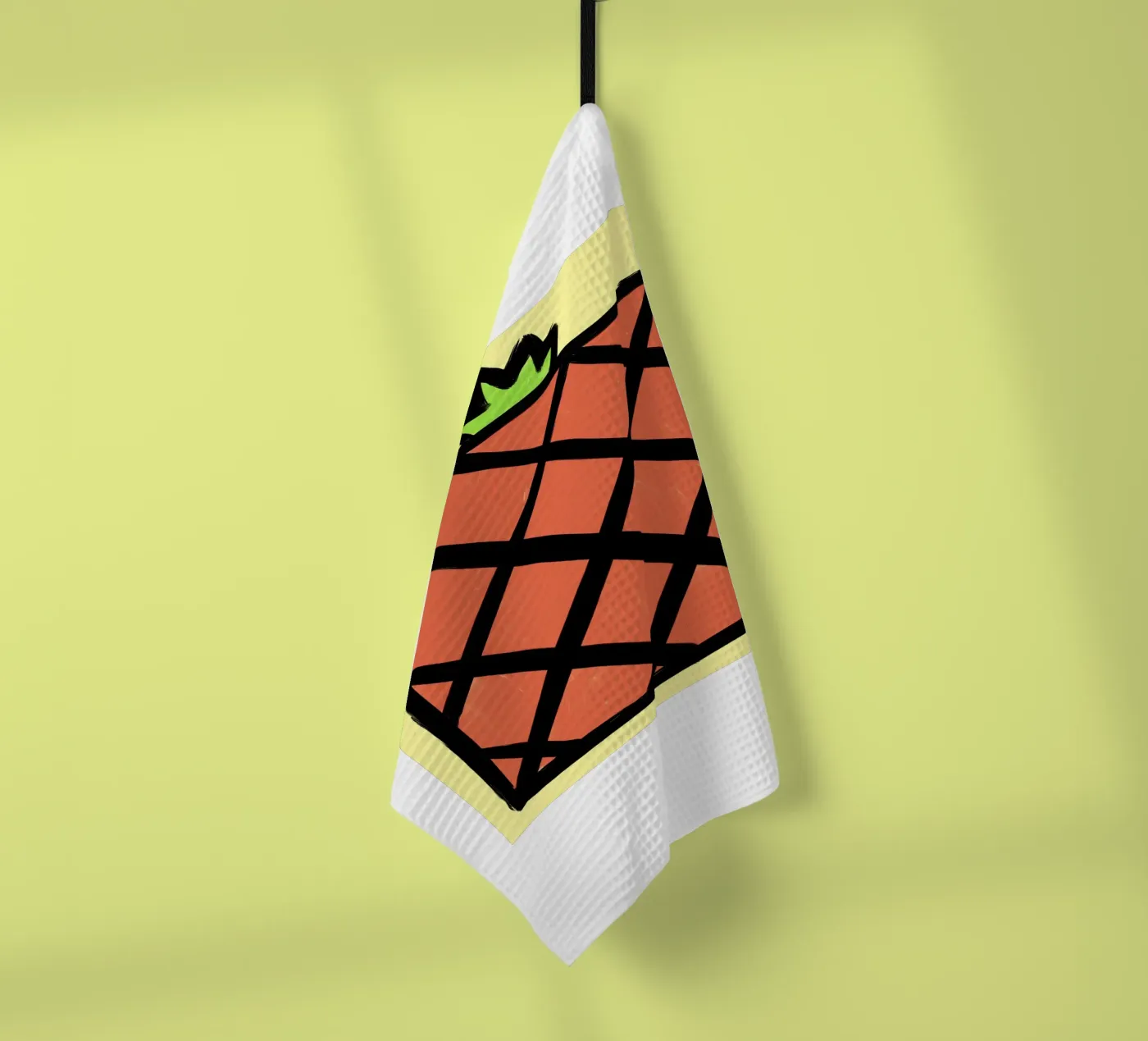 Pineapple tea towel by Johannes Lott Illustration