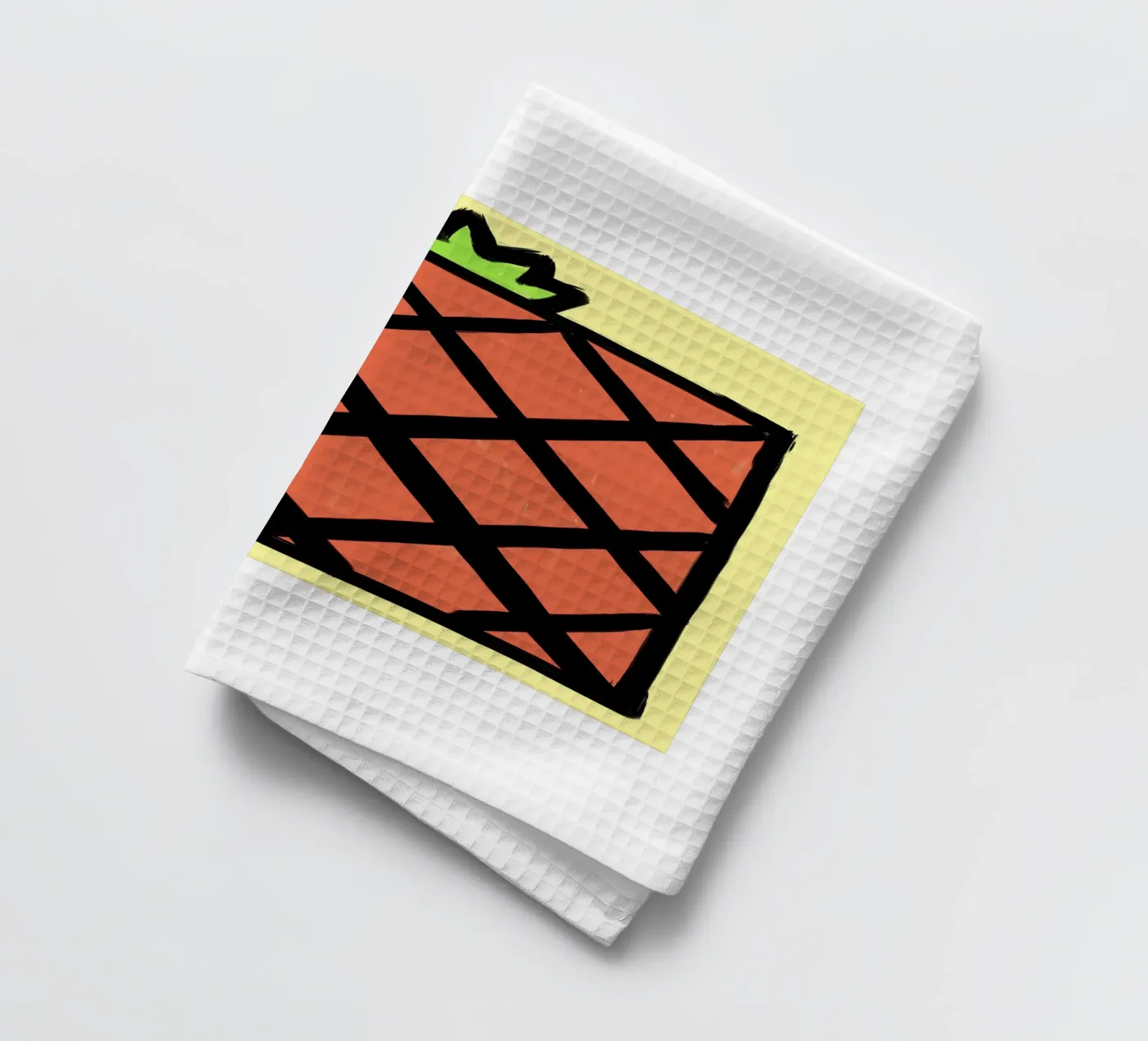 Pineapple tea towel by Johannes Lott Illustration