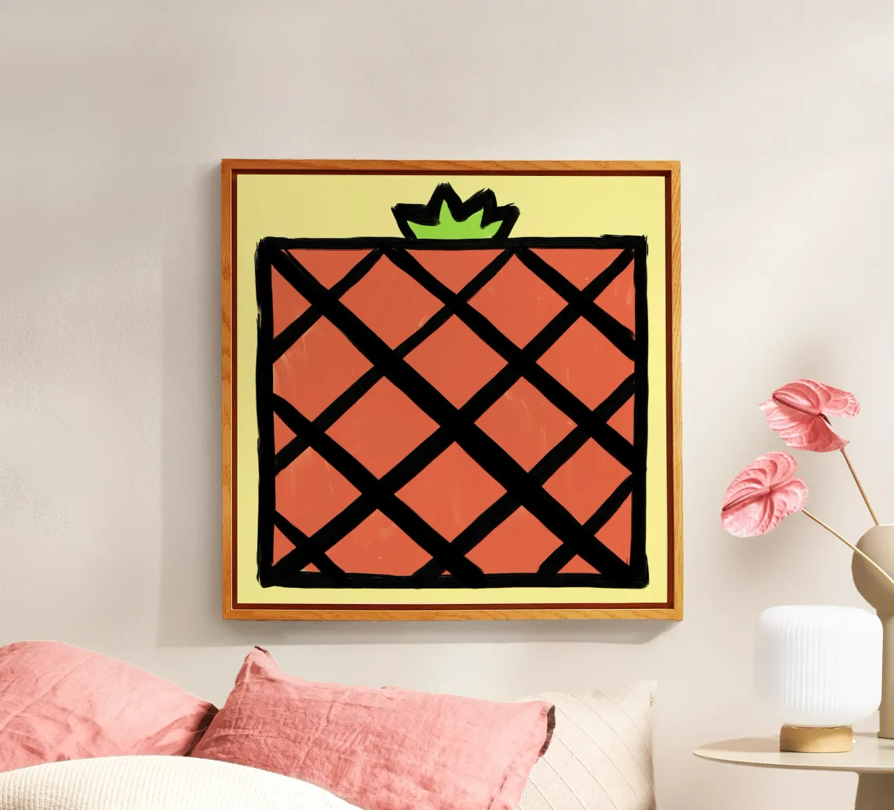 Ananas plexiglass da Johannes Lott Illustration