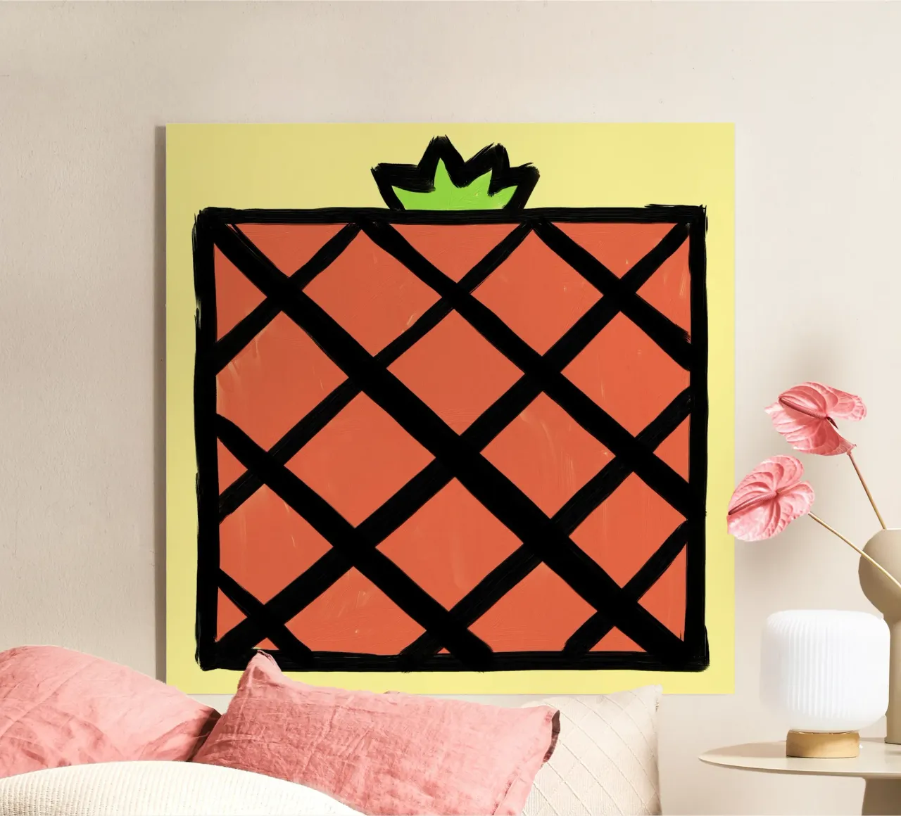 Ananas plexiglass da Johannes Lott Illustration