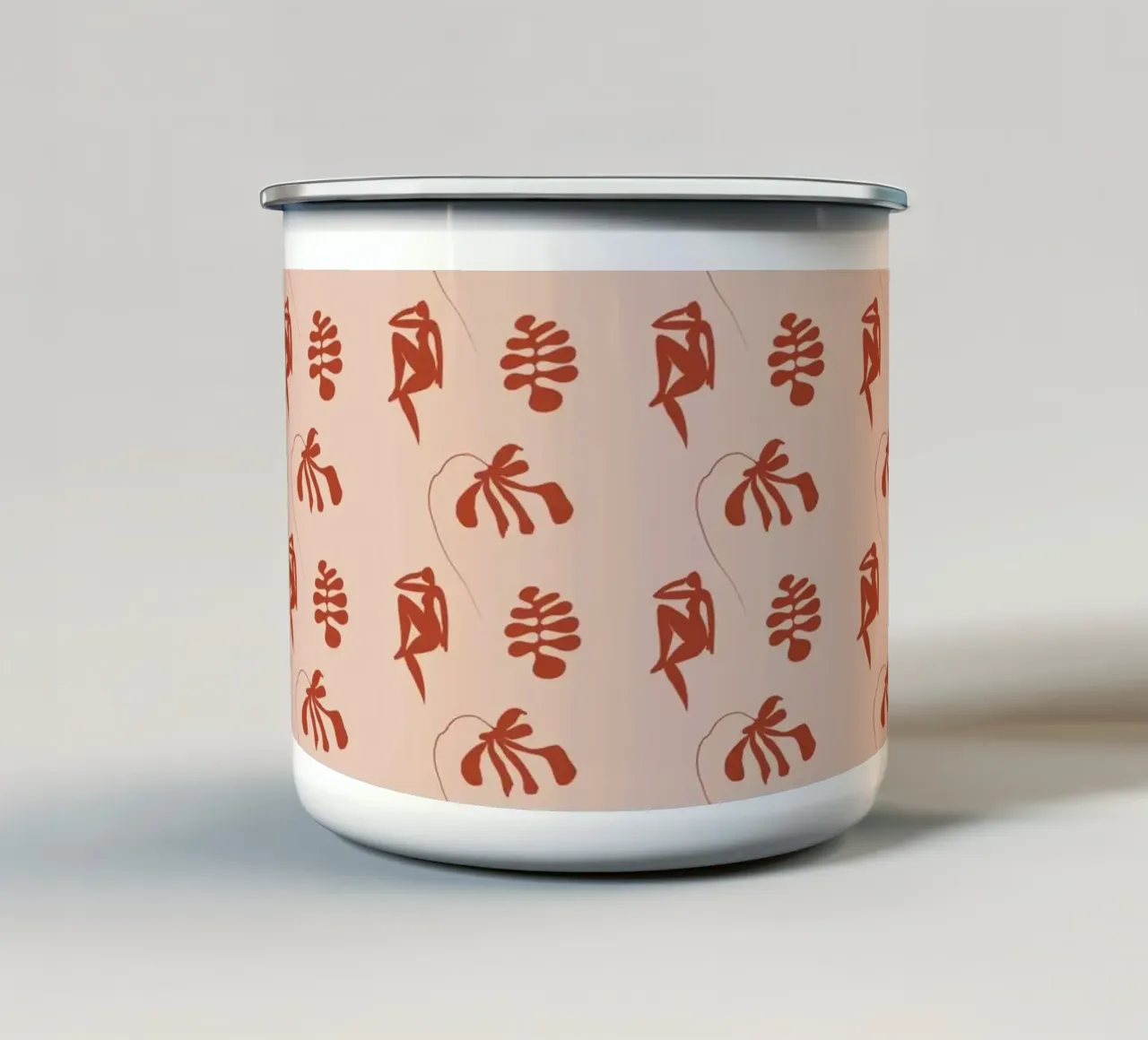 Pattern Love No 145 tazza in smalto da treechild
