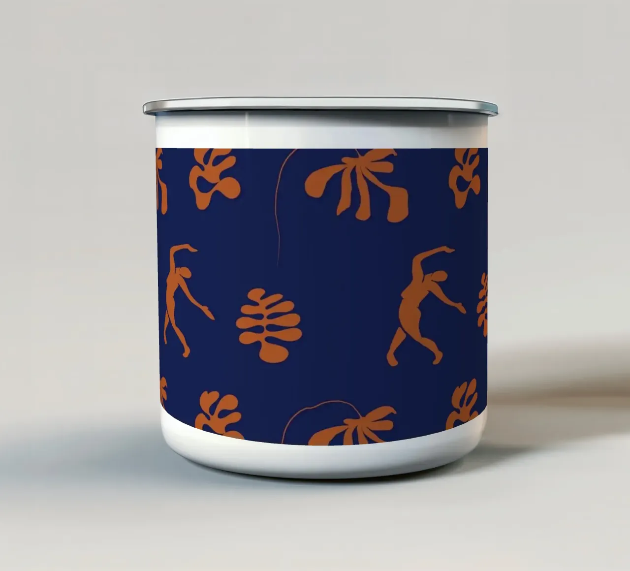 Pattern Love No 147 tazza in smalto da treechild
