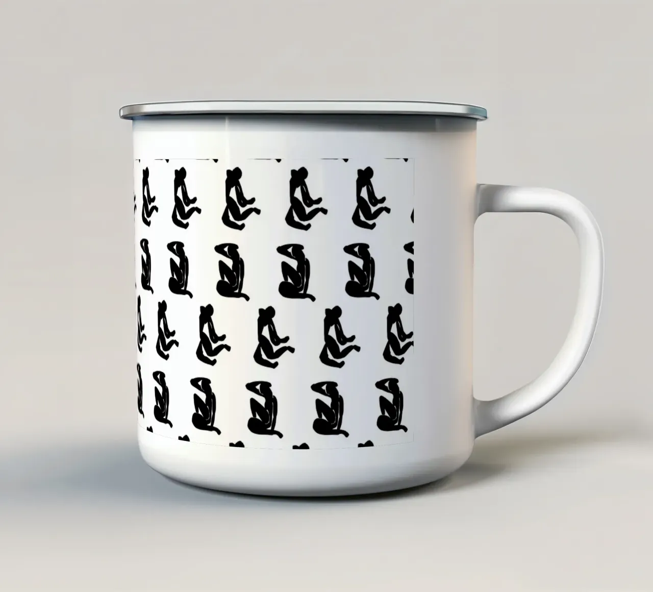 Pattern Love No 150 tazza in smalto da treechild
