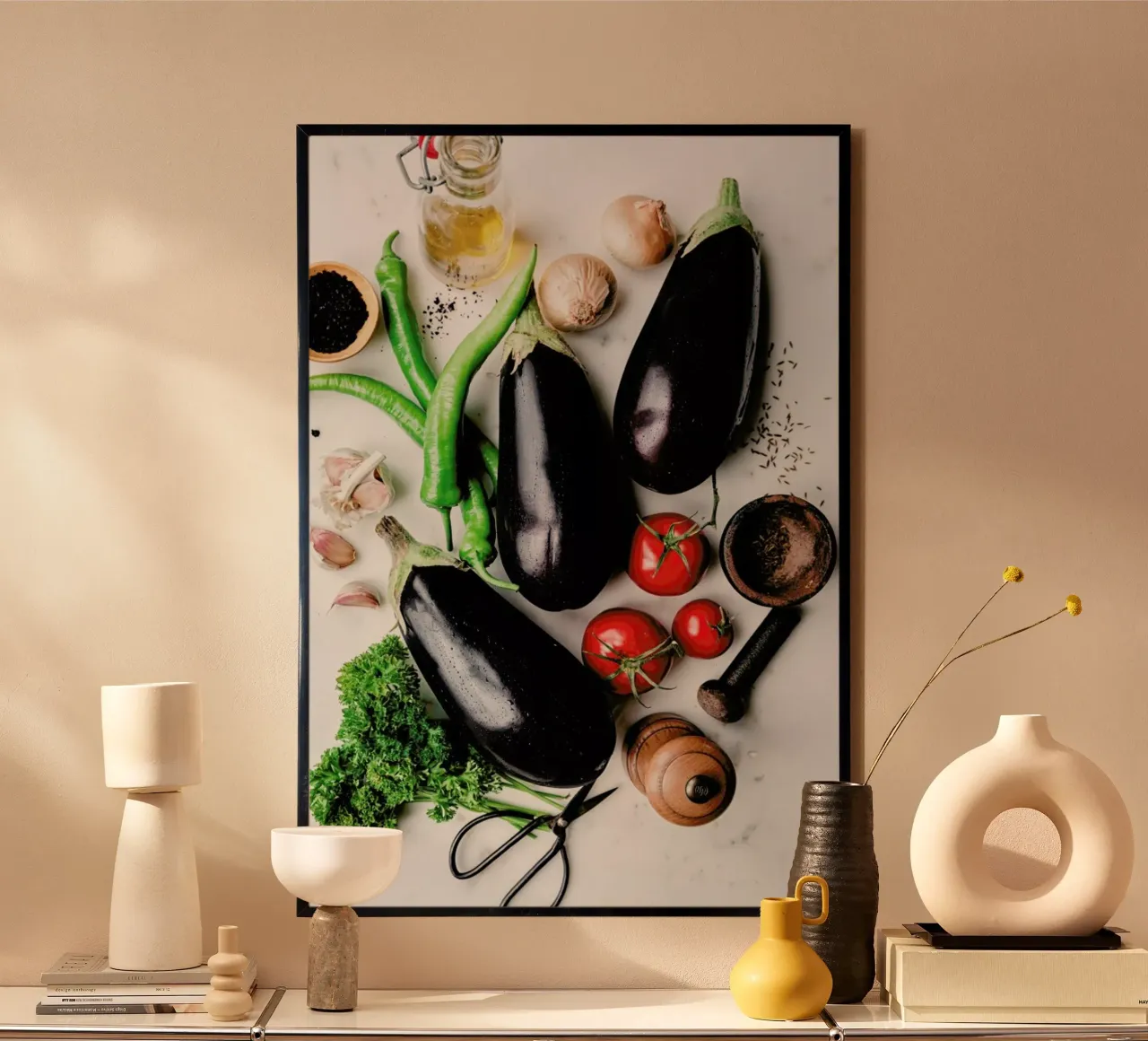 Auberginen poster da Eat this