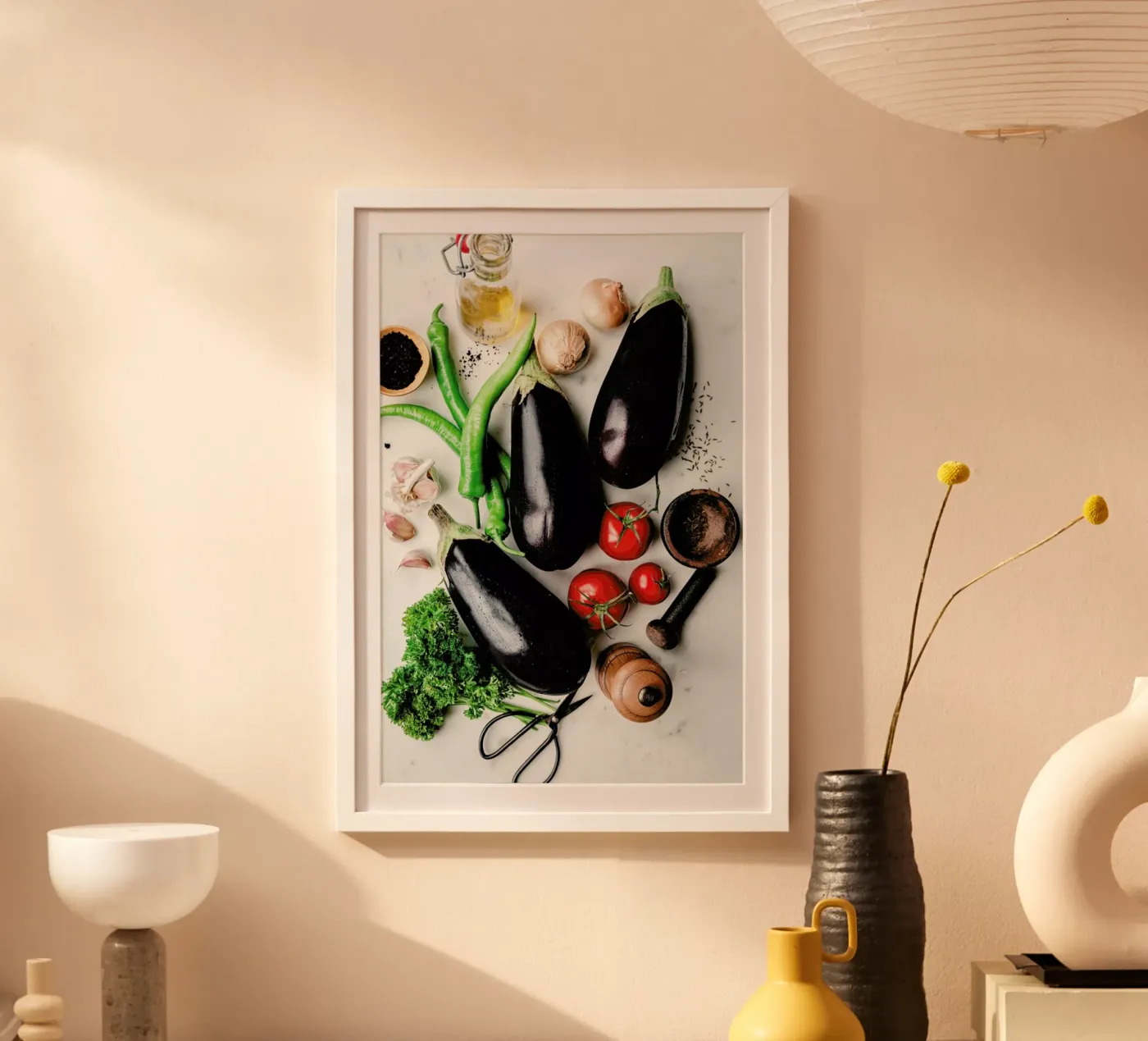 Auberginen Poster von Eat this