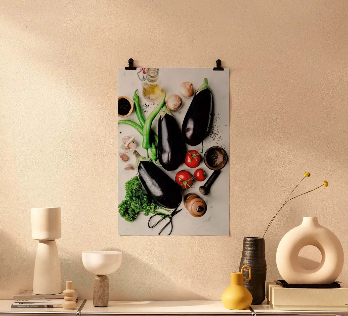 Auberginen Poster von Eat this