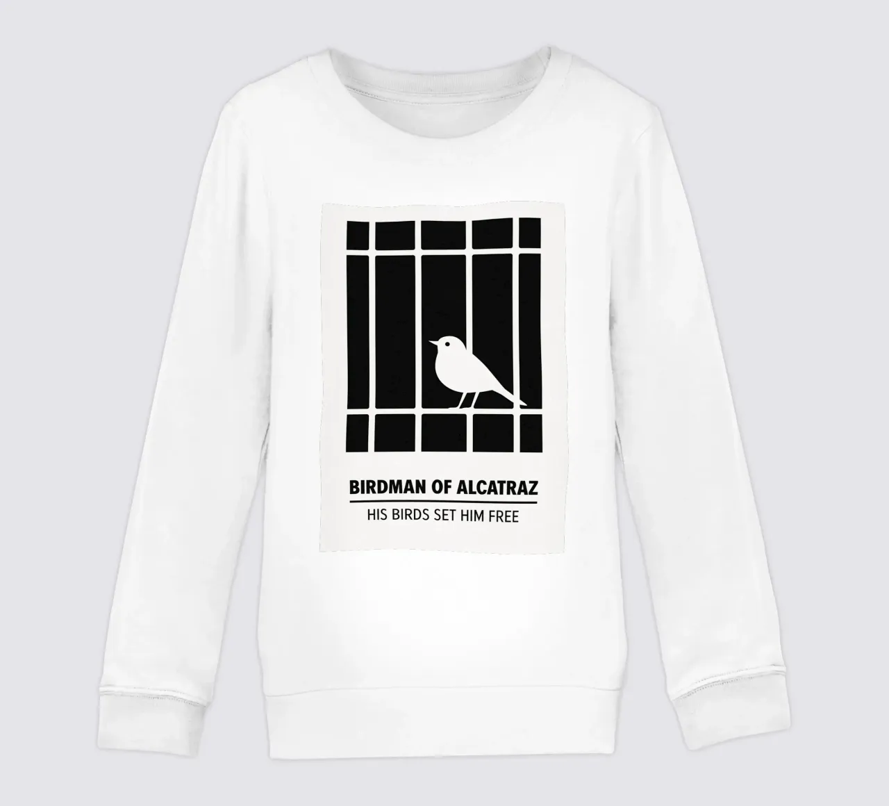 Birdman Of Alcatraz Print felpa bambino da MoviesArt
