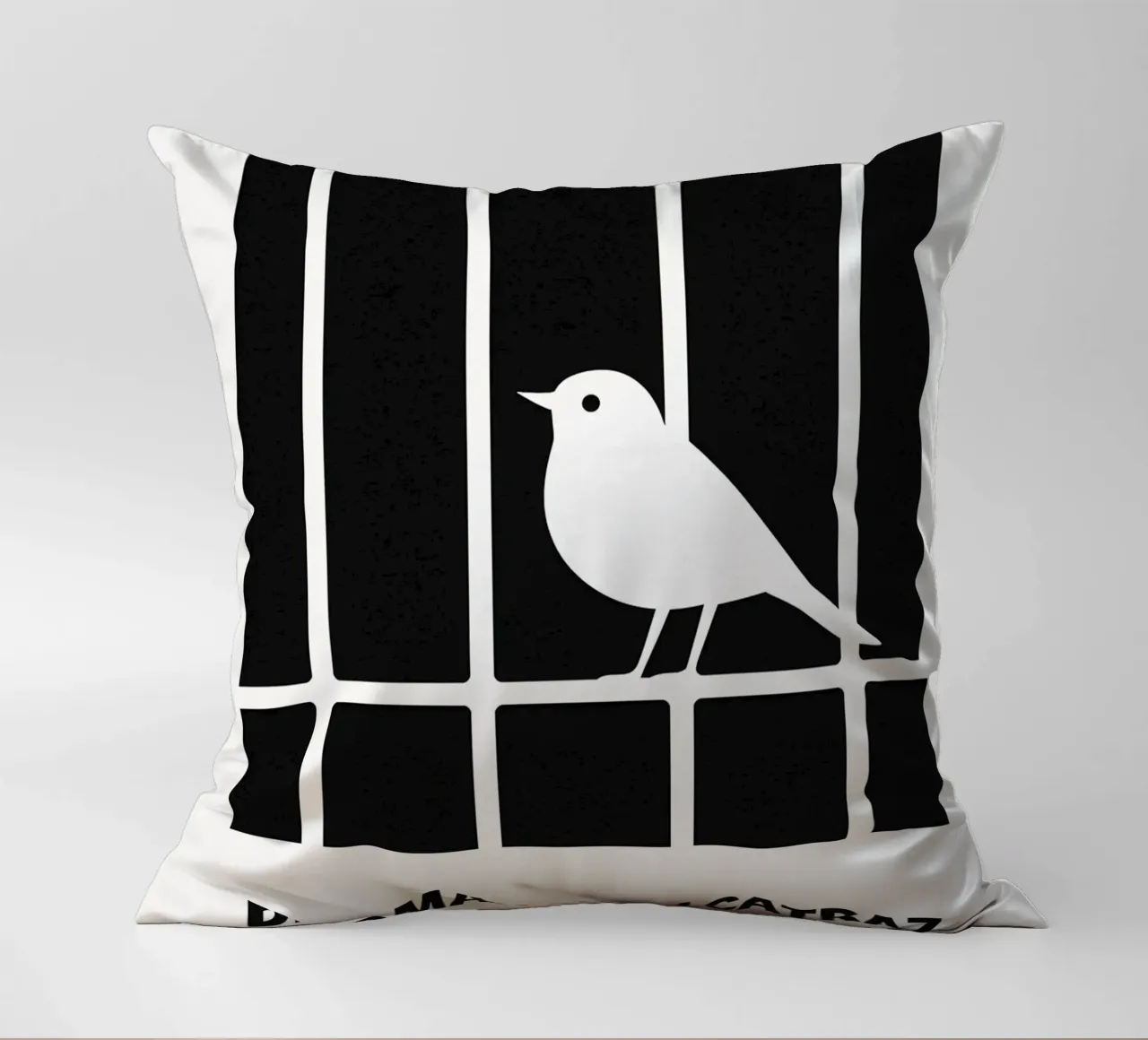 Birdman Of Alcatraz Print cuscino da MoviesArt