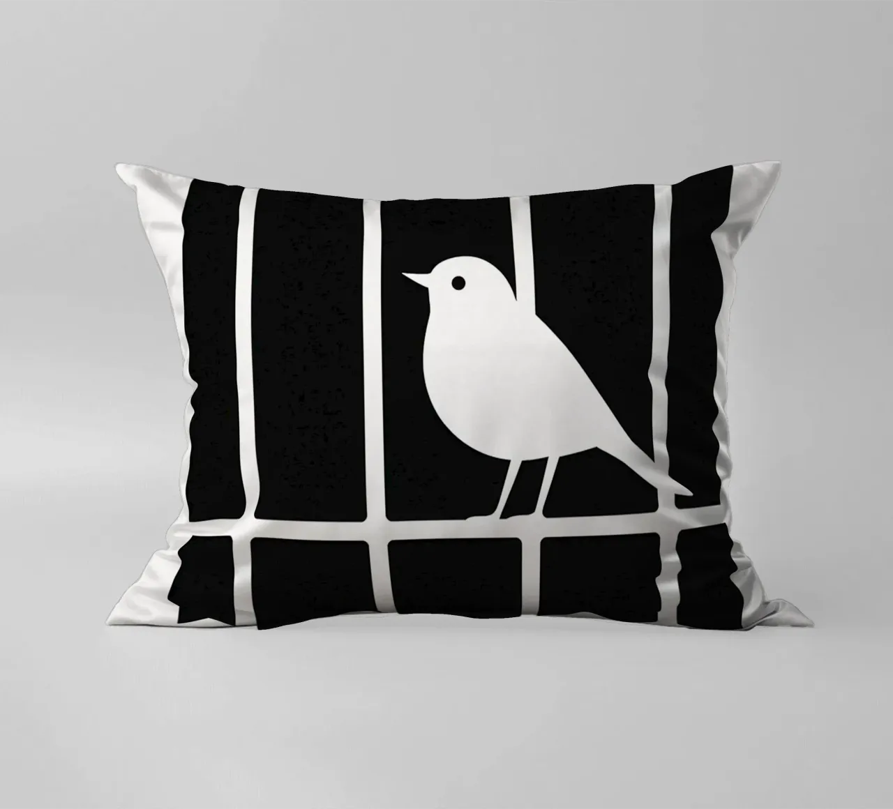 Birdman Of Alcatraz Print cuscino da MoviesArt
