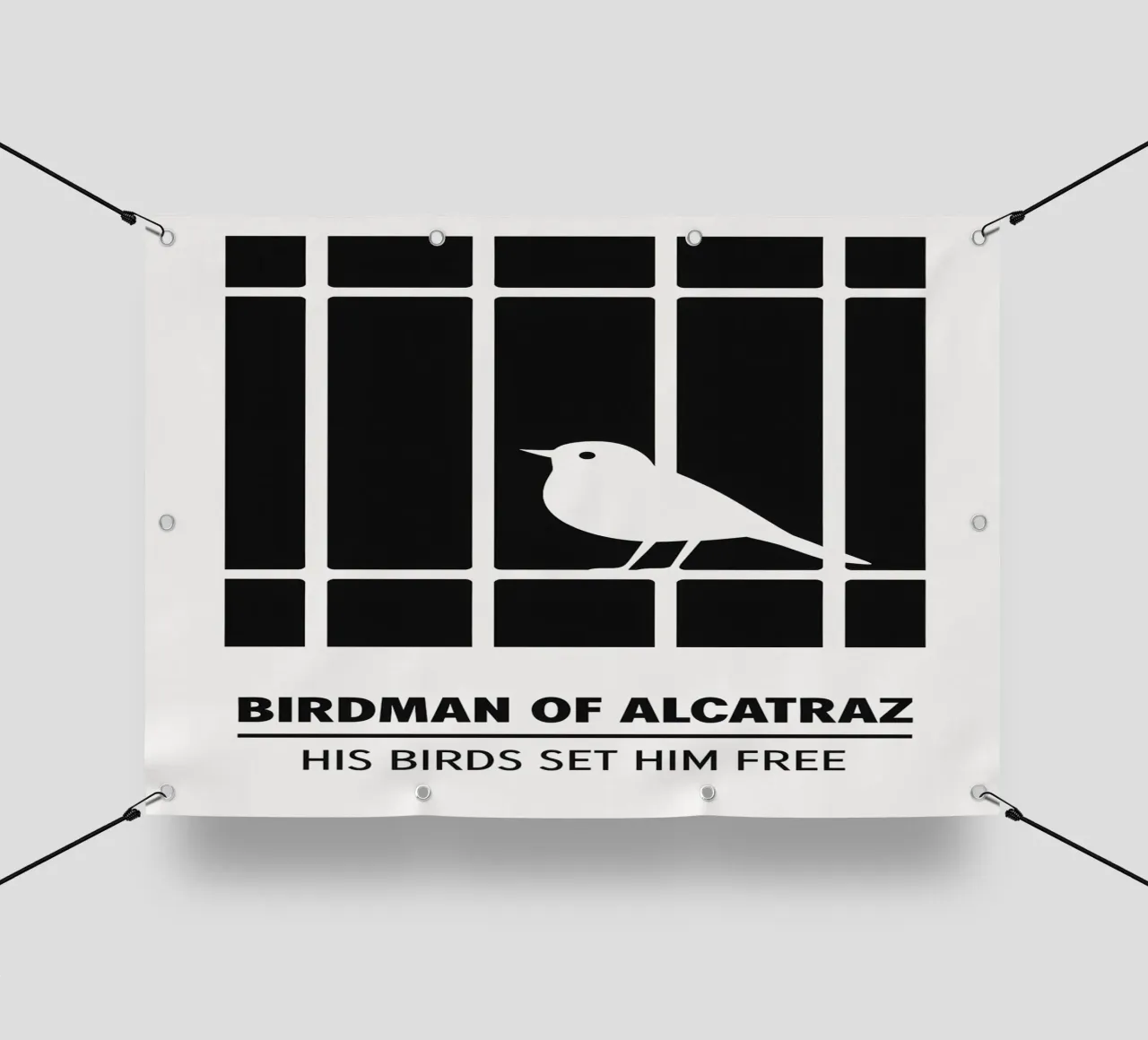 Birdman Of Alcatraz Print telo in pvc da MoviesArt