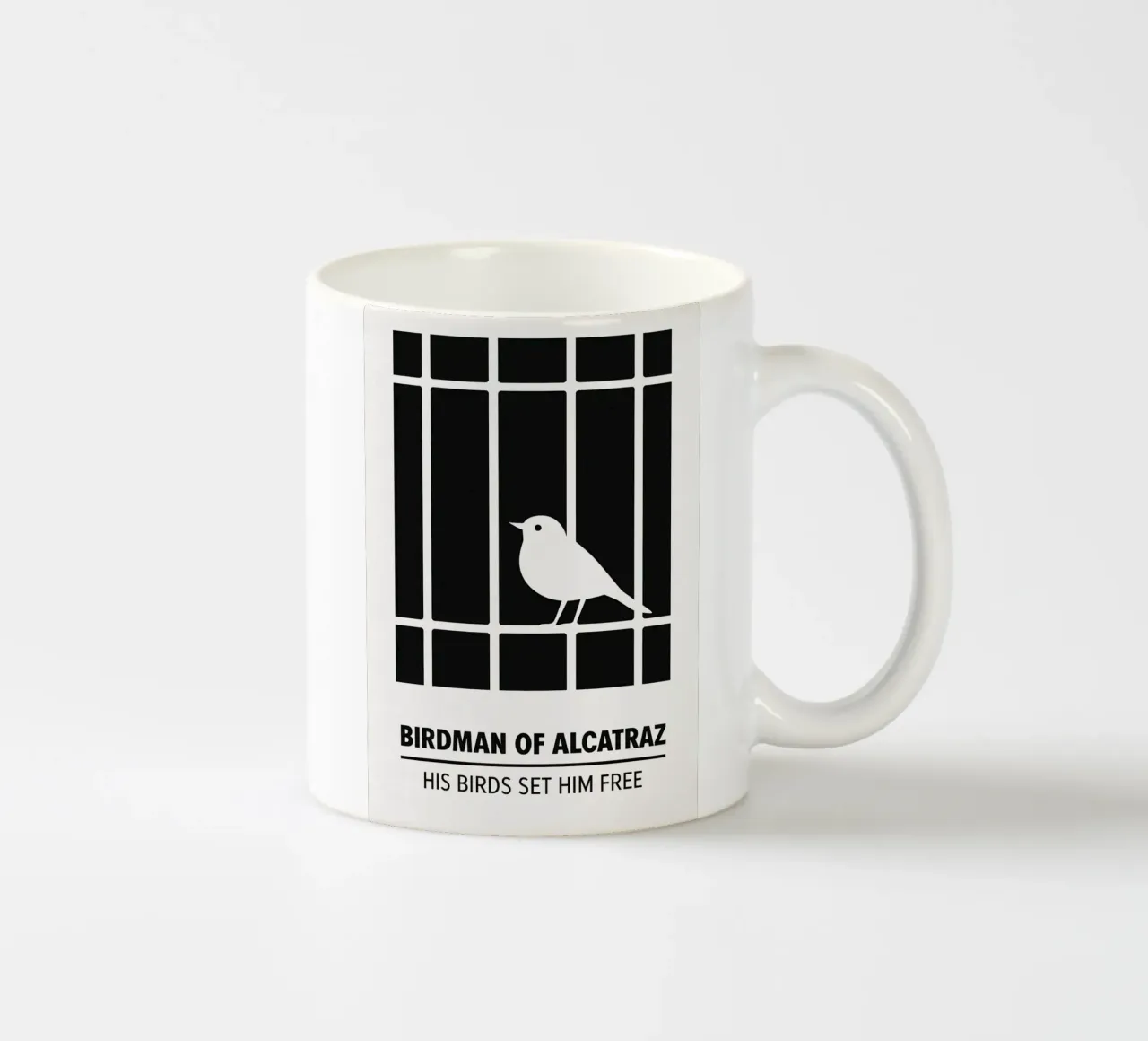 Birdman Of Alcatraz Print tazza in ceramica da MoviesArt