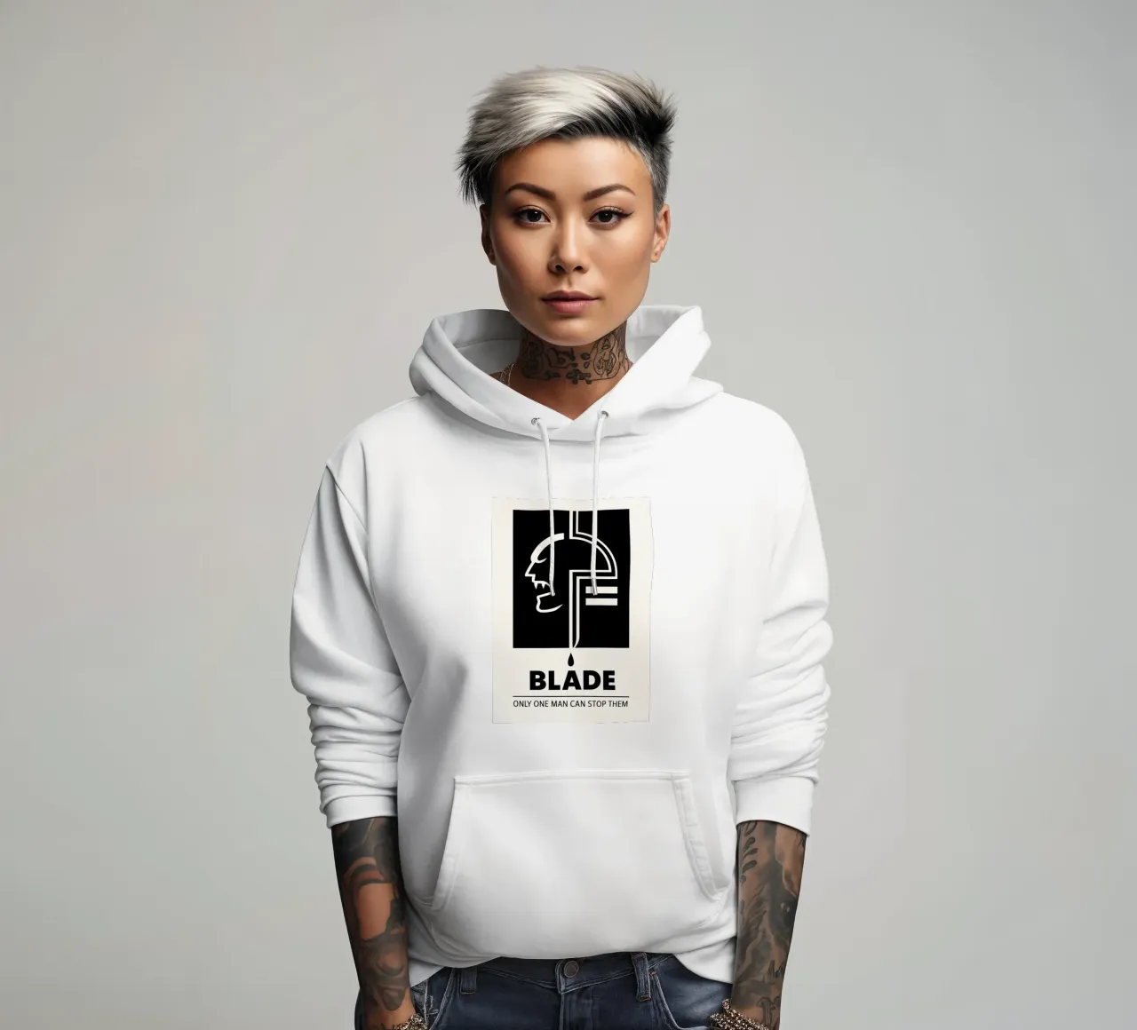 Blade Print felpa con cappuccio da MoviesArt