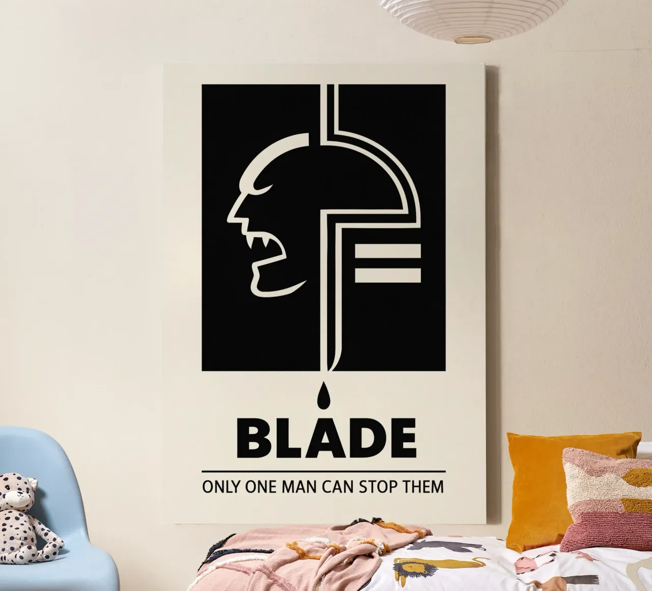Blade Print tela con Cornice a cassetta da MoviesArt